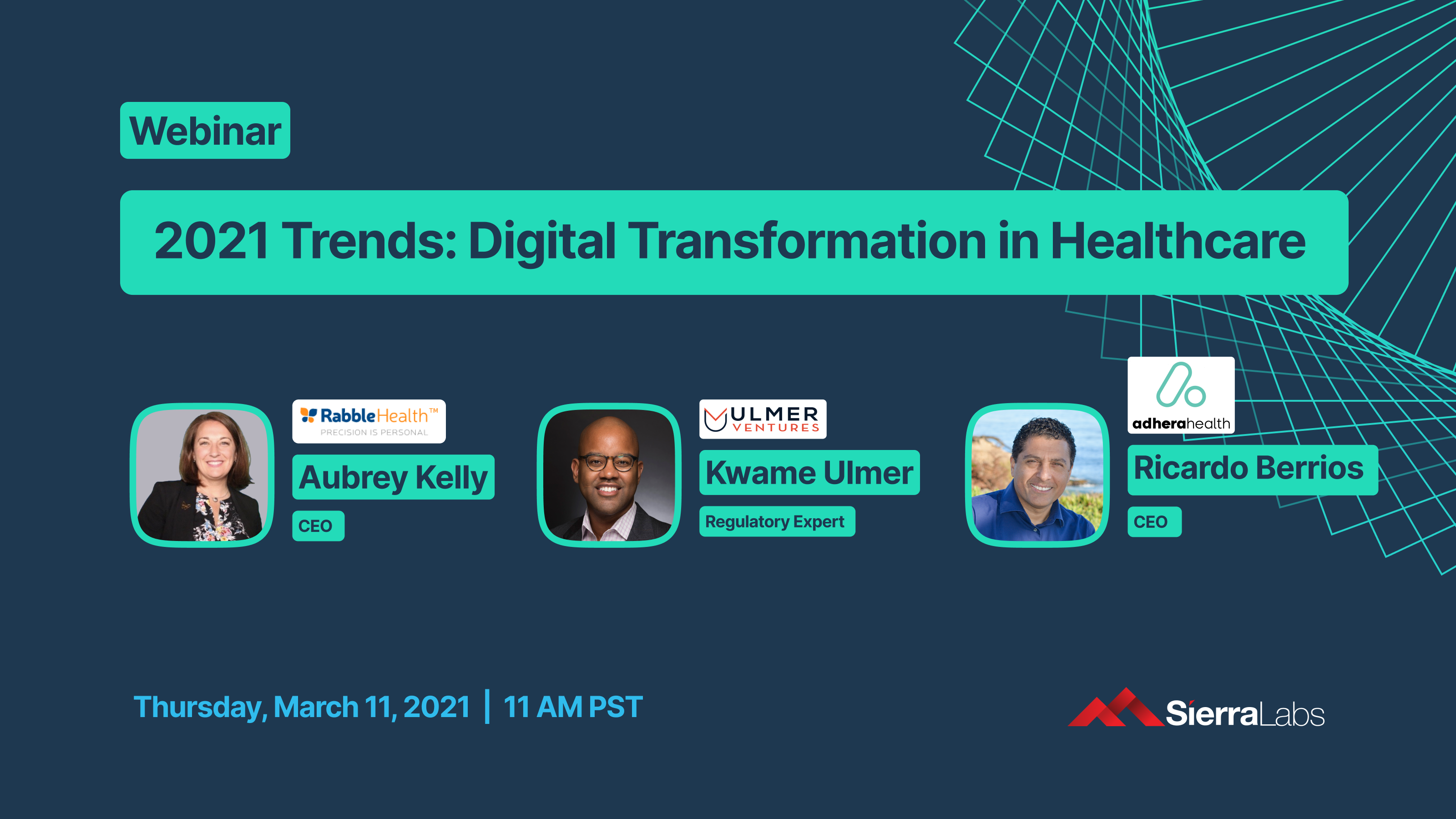 Sierra Labs Webinar: 2021 Trends - Digital Transformation in Healthcare